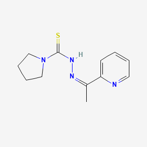 1-Pyrrolidinecarbothioic acid (1-(2-pyridinyl)ethylidene)hydrazide