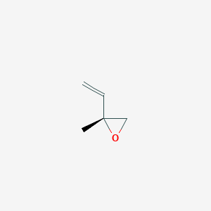 molecular formula C5H8O B1232330 (3R)-3,4-epoxy-3-methylbut-1-ene 
