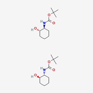 molecular formula C22H42N2O6 B12323372 Boc-(+/-)-trans-2-aminocyclohexanol 