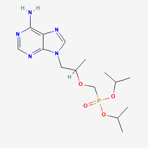 molecular formula C15H26N5O4P B12323379 bis(propan-2-yl) ({[(2R)-1-(6-amino-9H-purin-9-yl)propan-2-yl]oxy}methyl)phosphonate 