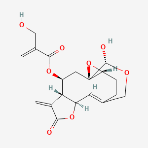 molecular formula C19H22O8 B1232339 Hydroxyvernolide 