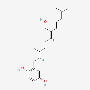 molecular formula C21H30O3 B1232341 Turricolol E CAS No. 101392-12-5