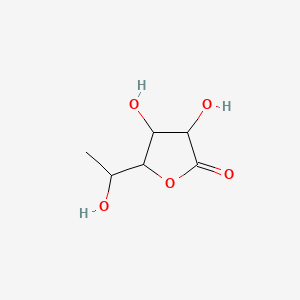 molecular formula C6H10O5 B12323439 6-Deoxy-L-galactonolactone CAS No. 20031-16-7