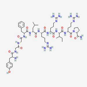molecular formula C57H92N20O11 B12323490 Dynorphin A (1-10) amide 