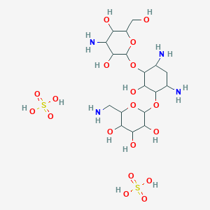 molecular formula C18H40N4O19S2 B12323492 Kanamycin acid disulfate 