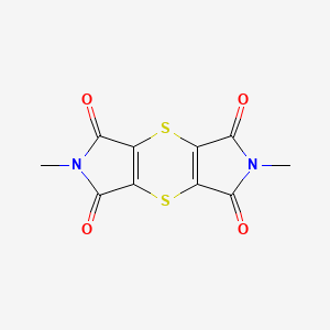 molecular formula C10H6N2O4S2 B1232351 Dipymetitrone 