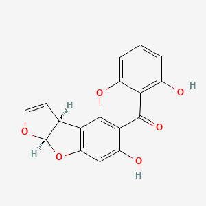 molecular formula C17H10O6 B1232352 6-Demethylsterigmatocystin CAS No. 30461-65-5
