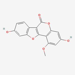 molecular formula C16H10O6 B1232367 Isotrifoliol CAS No. 329319-08-6
