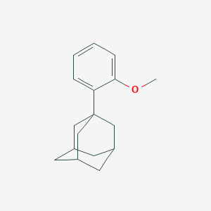 molecular formula C17H22O B123237 1-(2-Methoxyphenyl)tricyclo(3.3.1.13,7)decane CAS No. 43109-77-9