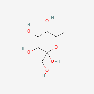 molecular formula C7H14O6 B12323724 6-Deoxy-L-[1-13C]fucose 