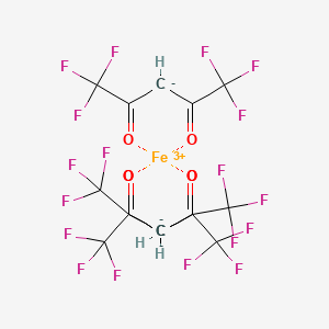 molecular formula C15H3F18FeO6 B12323746 Tris(hexafluoroacetylacetonato)iron (III) 