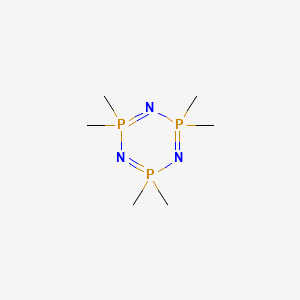 molecular formula C6H18N3P3 B12323834 Hexamethylcyclotriphosphazene CAS No. 6607-30-3