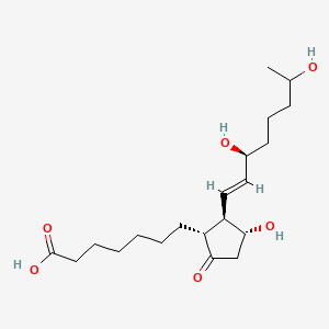 molecular formula C20H34O6 B1232385 19-hydroxyprostaglandin E1 CAS No. 55123-67-6