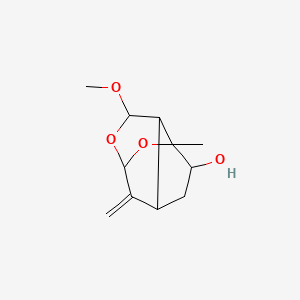 molecular formula C11H16O4 B12323864 1-O-Methyljatamanin D 