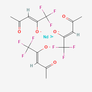 molecular formula C15H12F9NdO6 B12323952 neodymium(3+);(Z)-1,1,1-trifluoro-4-oxopent-2-en-2-olate 