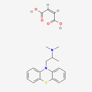 molecular formula C21H24N2O4S B1232396 Promethazine maleate CAS No. 5992-13-2