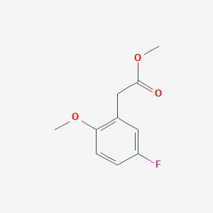 molecular formula C10H11FO3 B12323985 Methyl (5-fluoro-2-methoxyphenyl)acetate 