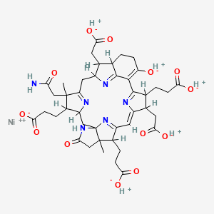 molecular formula C42H51N6NiO13+ B1232399 Coenzyme F430 CAS No. 73145-13-8