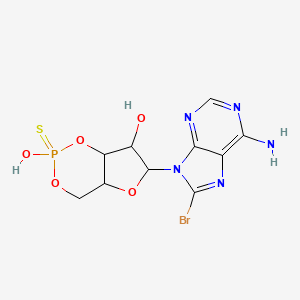 molecular formula C10H11BrN5O5PS B1232401 Rp-8-Br-cAMPS 