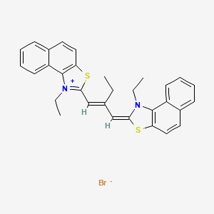 molecular formula C31H29BrN2S2 B1232404 Ethyl stains-all CAS No. 3028-94-2