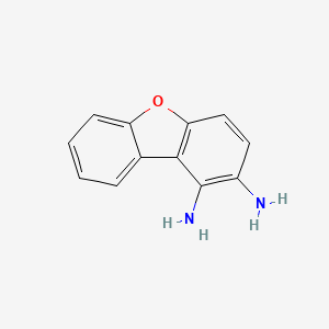 molecular formula C12H10N2O B12324062 Diaminodibenzofuran 