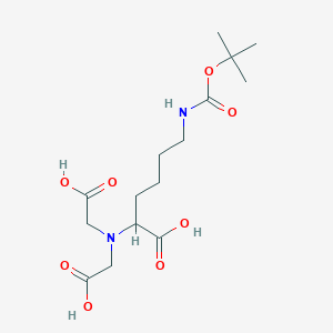 molecular formula C15H26N2O8 B12324071 N2,N2-Bis(carboxymethyl) N6-boc- 