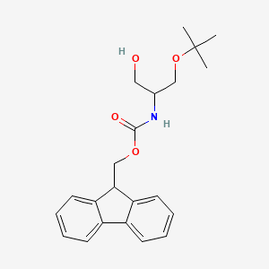 molecular formula C22H27NO4 B12324072 N-Fmoc-(S)-2-amino-3-t-butoxy-1-propanol 