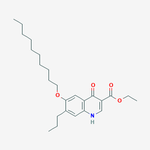 molecular formula C25H37NO4 B12324120 Decoquinate-d5 