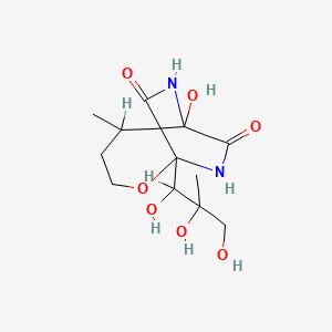 molecular formula C12H20N2O7 B1232414 Dihydrobicyclomycin CAS No. 41238-48-6