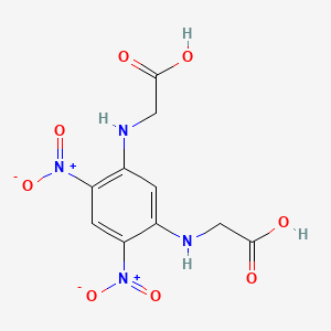 2-[5-(Carboxymethylamino)-2,4-dinitroanilino]acetic acid