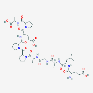 molecular formula C42H66N10O15 B12324184 beta-Lipotropin (1-10) (porcine) 