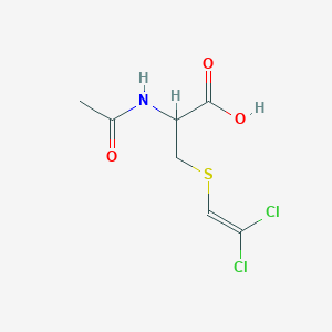 molecular formula C7H9Cl2NO3S B12324188 N-acetyl-S-(2,2-dichloroethenyl)-L-cysteine 