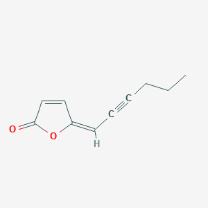 molecular formula C10H10O2 B12324211 5-(Hex-2-yn-1-ylidene)furan-2(5h)-one 