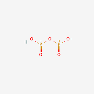 molecular formula HO5P2+ B1232427 Diphosphonate(1-) 