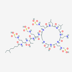 molecular formula C57H108N16O25S4 B12324303 Colistimethatesodium 