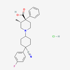 molecular formula C26H30ClFN2O2 B1232432 Livostin 