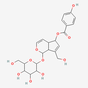 molecular formula C22H26O11 B12324329 Derwentioside B 