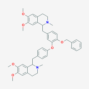 molecular formula C45H50N2O6 B12324336 Dauricine, O-benzyl- 