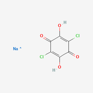 molecular formula C6H2Cl2NaO4 B12324343 Chloranilic acid sodium salt hydrate 