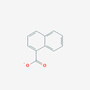 molecular formula C11H7O2- B1232437 1-Naphthoate 