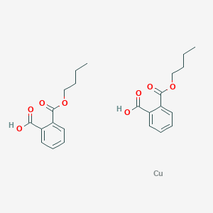 molecular formula C24H28CuO8 B12324406 Phthalic acid mono-N-butyl ester copper(II) salt 