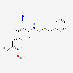molecular formula C19H18N2O3 B1232441 AG 555 