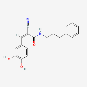 molecular formula C19H18N2O3 B1232441 Tyrphostinb46 