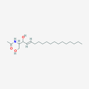molecular formula C20H39NO3 B1232445 N-[1-(Hydroxymethyl)-2-hydroxy-3-heptadecenyl]acetamide 