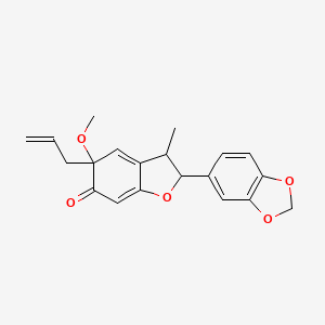 1,6-Dihydro-4,7'-Epoxy-1-Methoxy-3',4'-Methylenedioxy-6-Oxo-3,8'-Lignan