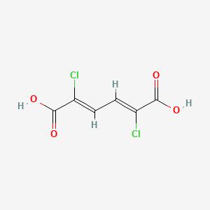 molecular formula C6H4Cl2O4 B1232447 2,5-Dichloro-trans,trans-muconic acid 