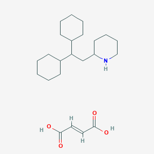 molecular formula C23H39NO4 B12324478 Perhexiline maleate salt 
