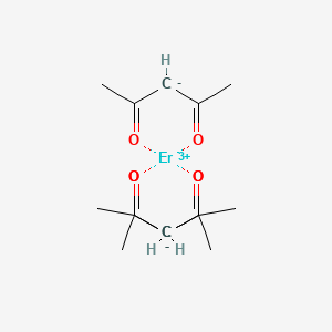 molecular formula C15H21ErO6 B12324482 Erbium, tris(2,4-pentanedionato-kappaO2,kappaO4)-, (OC-6-11)- 