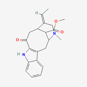 molecular formula C21H24N2O3 B1232449 Vobasin 