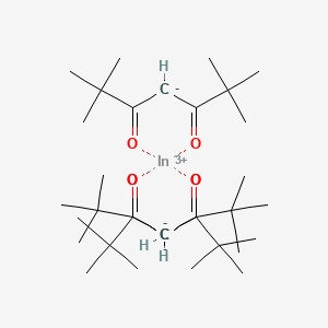molecular formula C33H57InO6 B12324515 Indium(2,2,6,6-tetramethyl-3,5-heptanedionatE) 